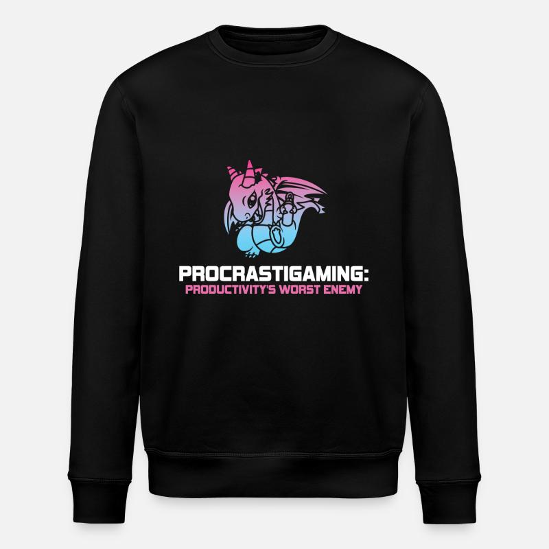 Gamer Procrastigaming Gaming - Sweat bio ROLLER Stanley/Stella Unisexe - noir
