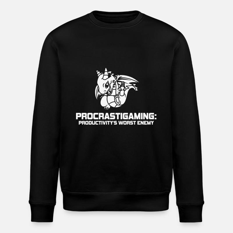 Gamer Procrastigaming Gaming - Sweat bio ROLLER Stanley/Stella Unisexe - noir