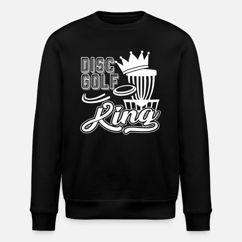 Disc Golf Disc Golf King - Stanley/Stella Unisex Bio-Sweatshirt ROLLER - Schwarz