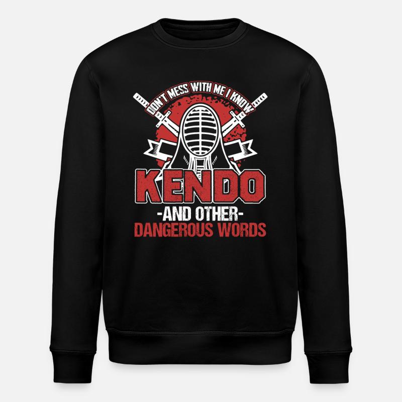 Kendo je sais Kendo - Sweat bio ROLLER Stanley/Stella Unisexe - noir