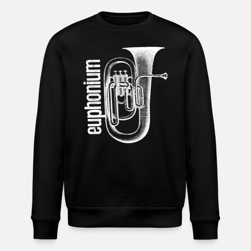 Chemises Euphonium - Sweat bio ROLLER Stanley/Stella Unisexe - noir