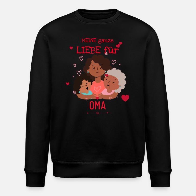Tout mon amour pour mamie - Sweat bio ROLLER Stanley/Stella Unisexe - noir