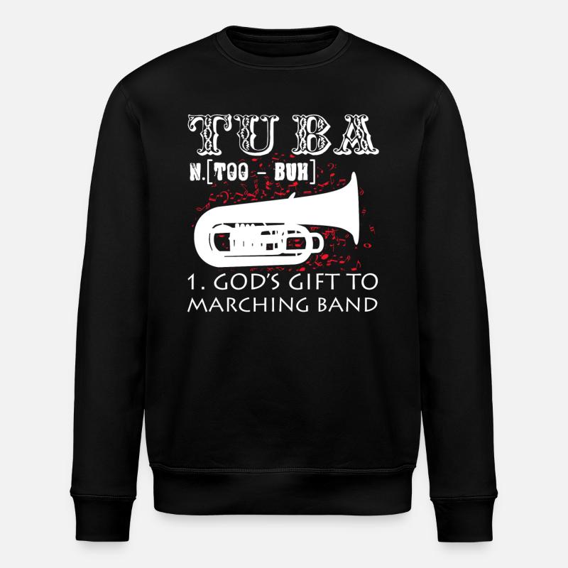 Tuba Definition - Stanley/Stella ROLLER Unisex Organic Sweatshirt - black
