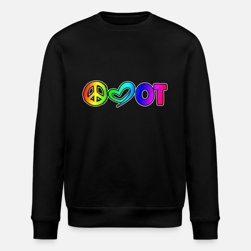 Occupational Therapy Peace - Stanley/Stella ROLLER Unisex Organic Sweatshirt - black