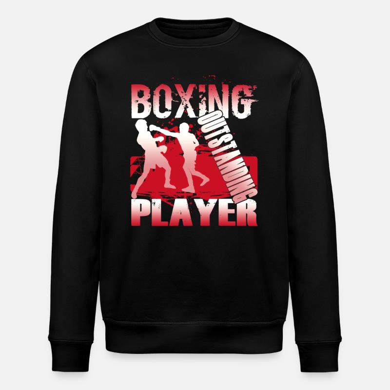 Boxing Outstanding Player - Stanley/Stella ROLLER Unisex Organic Sweatshirt - black
