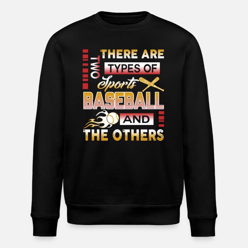 Baseball And The Others - Stanley/Stella ROLLER Unisex Organic Sweatshirt - black