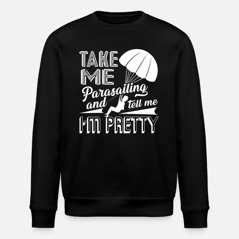 Parasailing Take Me Parasailing - Stanley/Stella ROLLER Unisex Organic Sweatshirt - black