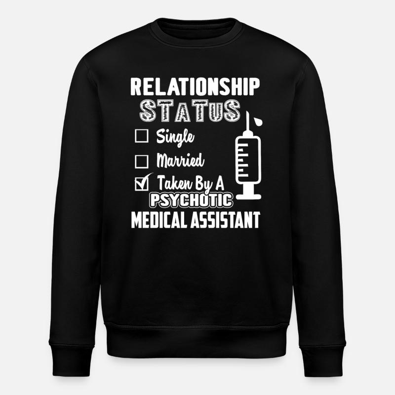 Medical Assistant Relationship - Stanley/Stella ROLLER Unisex Organic Sweatshirt - black
