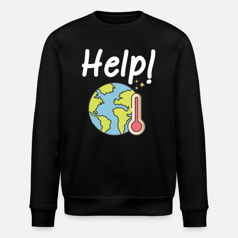 Changement climatique Protection du climat - Sweat bio ROLLER Stanley/Stella Unisexe - noir