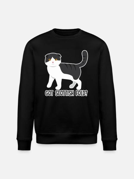 Got Scottish Fold Cat - Stanley/Stella ROLLER Unisex Organic Sweatshirt - black