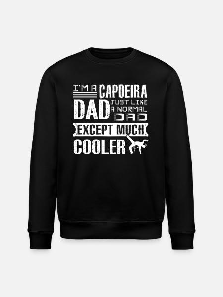 Cooler Capoeira Dad - Stanley/Stella ROLLER Unisex Organic Sweatshirt - black