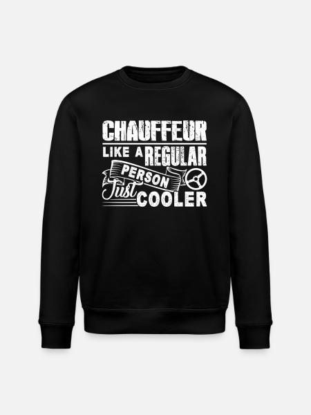 Chauffeur Chauffeur Cooler - Stanley/Stella ROLLER Unisex Organic Sweatshirt - black