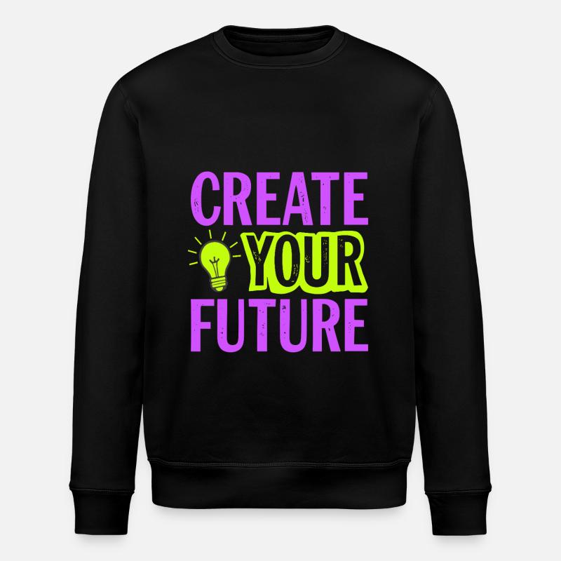 Créez votre future ampoule - Sweat bio ROLLER Stanley/Stella Unisexe - noir