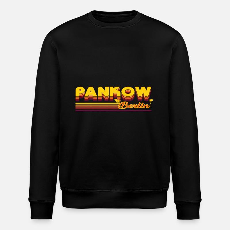 cool Pankow Berlin district design - Stanley/Stella ROLLER Unisex Organic Sweatshirt - black