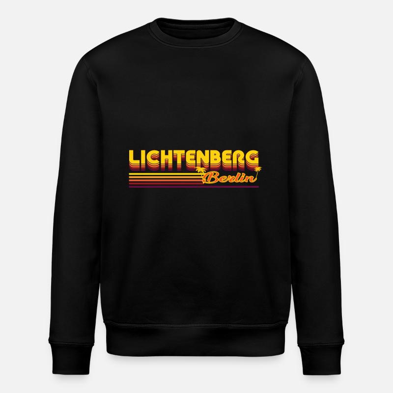 cool Lichtenberg Berlin district design - Stanley/Stella ROLLER Unisex Organic Sweatshirt - black