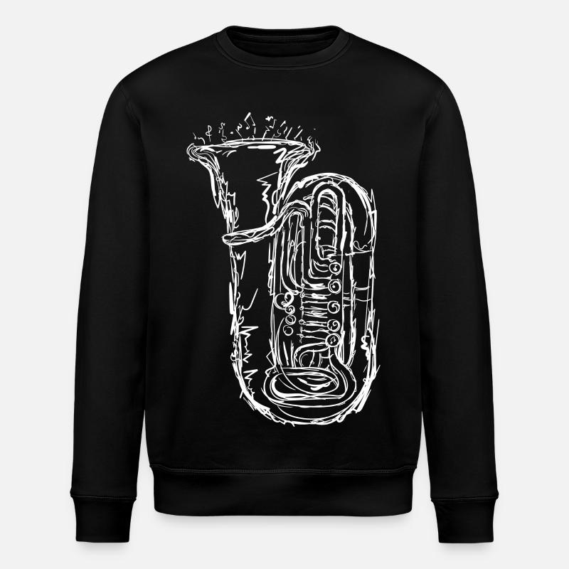 Tuba - Sweat bio ROLLER Stanley/Stella Unisexe - noir