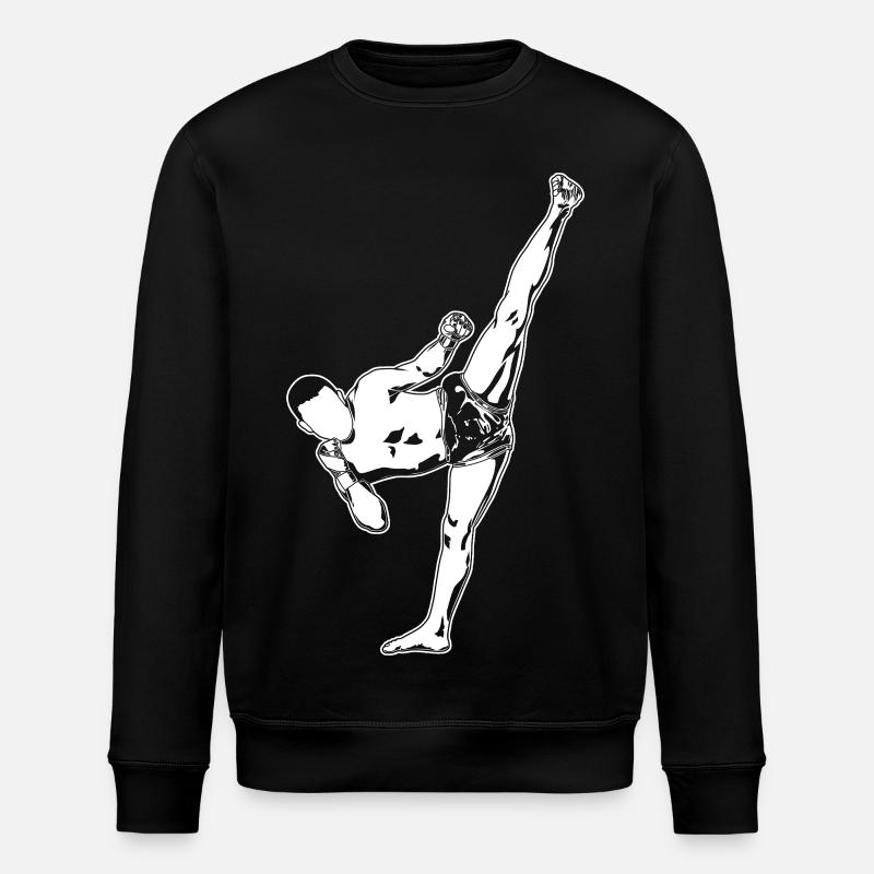 Kickboxer - Stanley/Stella ROLLER Unisex Organic Sweatshirt - black