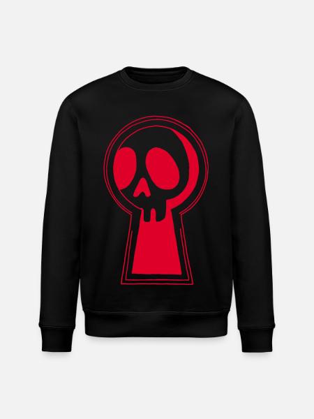 The Red Death is watching us - Stanley/Stella ROLLER Unisex Organic Sweatshirt - black