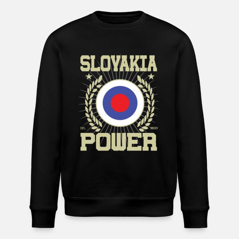 Design slovaque cool - Sweat bio ROLLER Stanley/Stella Unisexe - noir