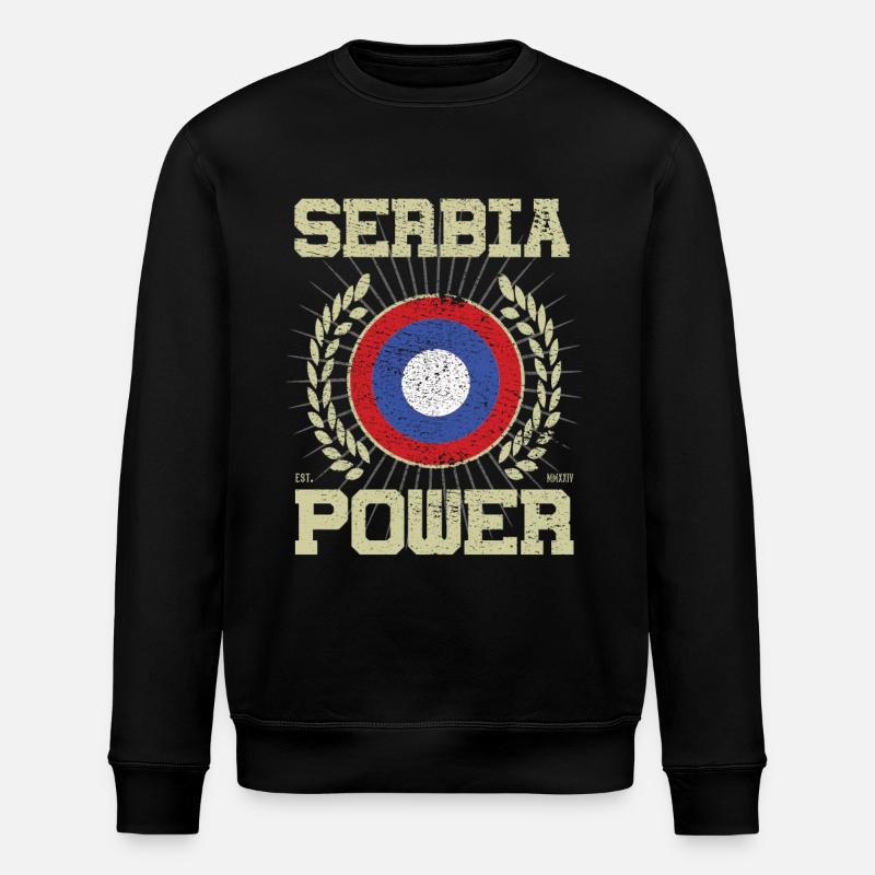 Design Cool Serbie - Sweat bio ROLLER Stanley/Stella Unisexe - noir
