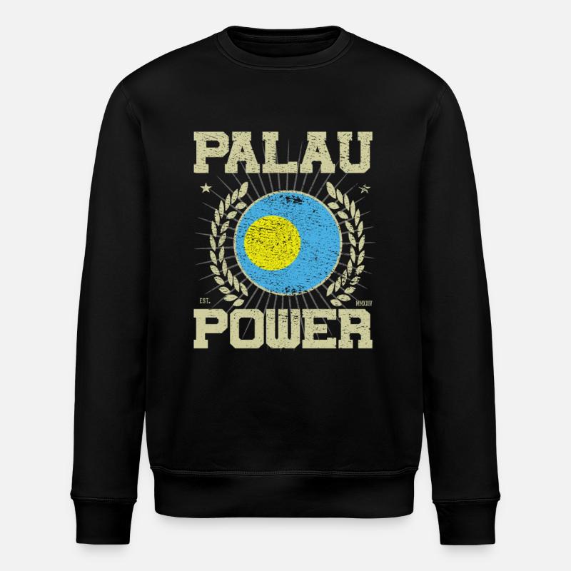Cool Palau, Design - Sweat bio ROLLER Stanley/Stella Unisexe - noir