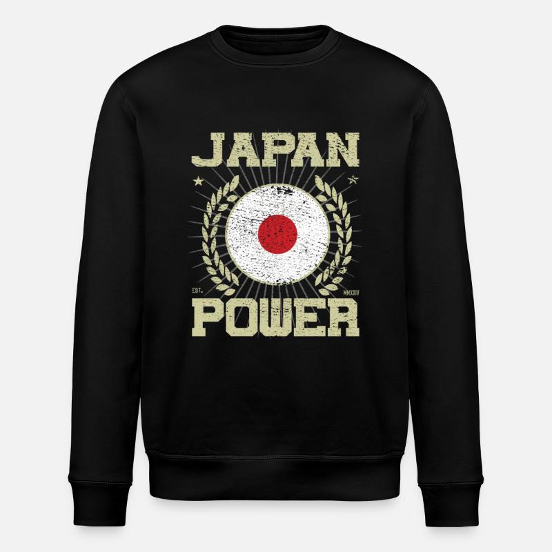 Design japonais cool - Sweat bio ROLLER Stanley/Stella Unisexe - noir