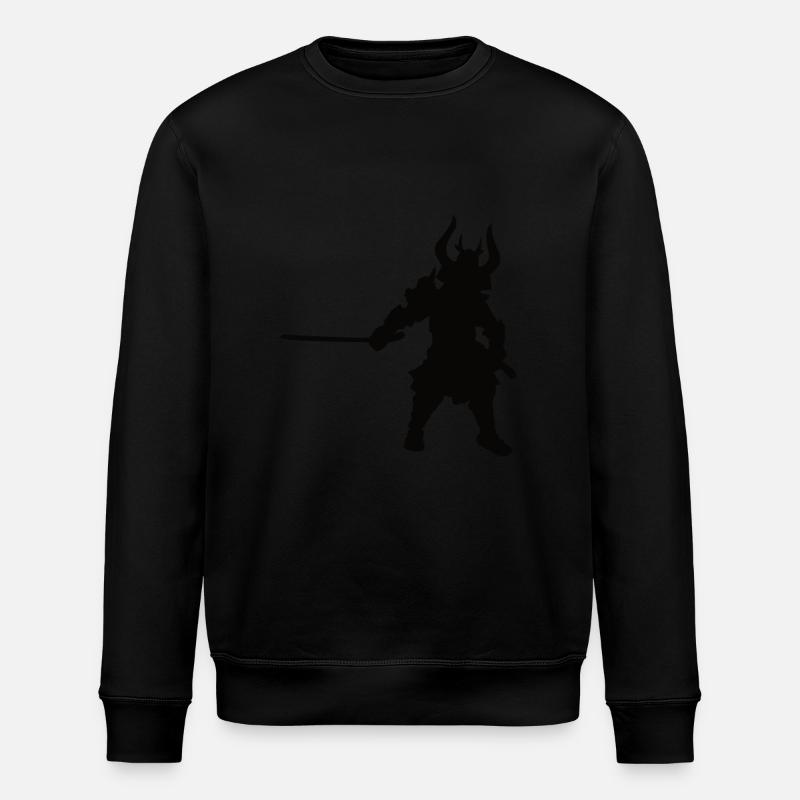 Design Samouraï Noir Silhoutten - Sweat bio ROLLER Stanley/Stella Unisexe - noir
