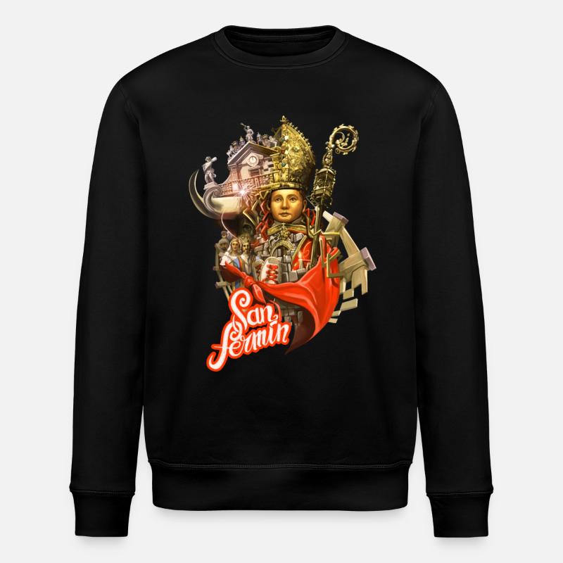 San Fermin - Stanley/Stella Unisex Bio-Sweatshirt ROLLER - Schwarz