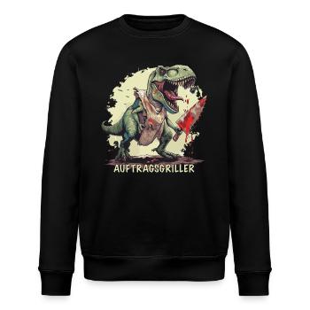 BBQ Contract Griller Dino T Rex - Sweat bio ROLLER Stanley/Stella Unisexe - noir - Devant - Nik (191cm)