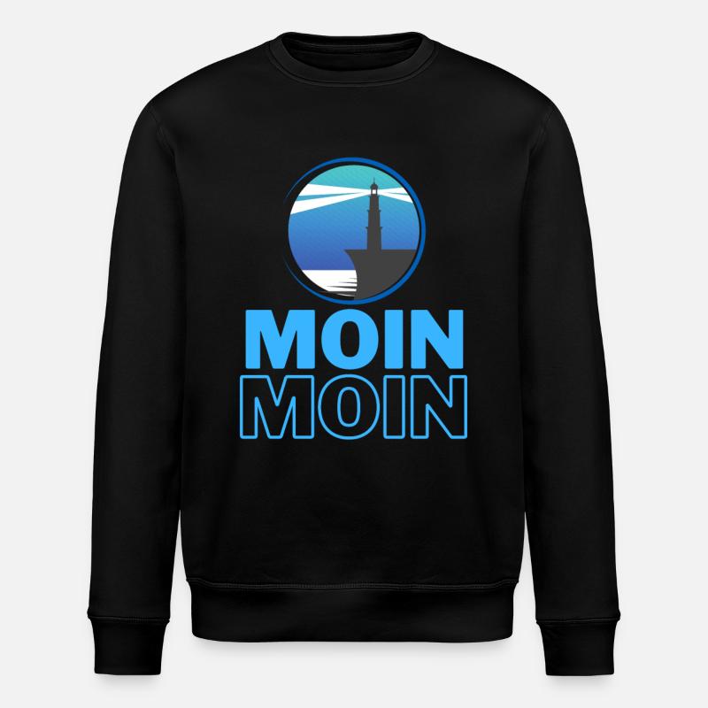 MOIN MOIN - Stanley/Stella Unisex Bio-Sweatshirt ROLLER - Schwarz