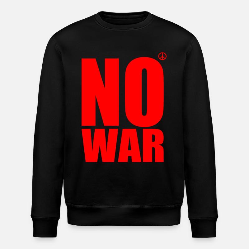 No war - Sweat bio ROLLER Stanley/Stella Unisexe - noir