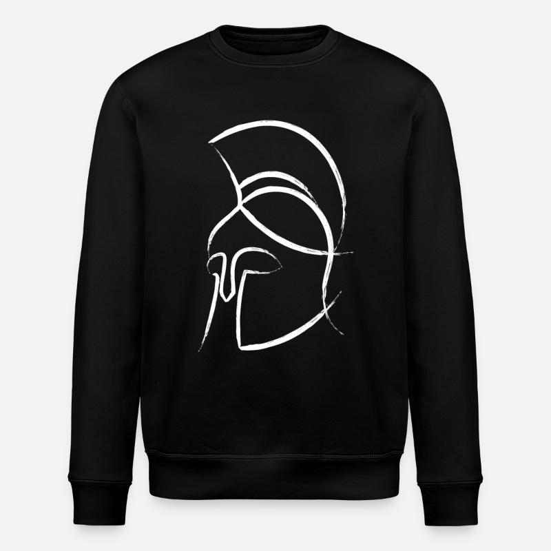 Casque spartiate - Sweat bio ROLLER Stanley/Stella Unisexe - noir