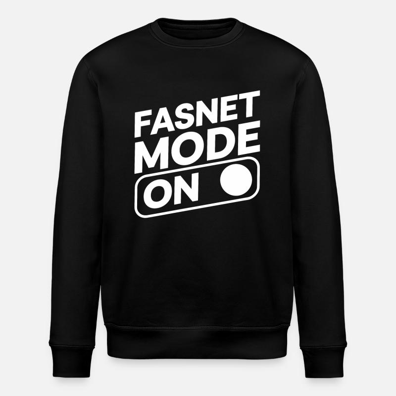 Fasnet Mode On - Stanley/Stella Unisex Bio-Sweatshirt ROLLER - Schwarz