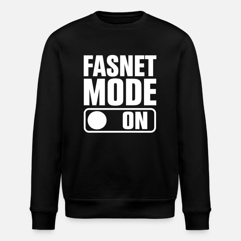 Fasnet Mode On - Stanley/Stella ROLLER Unisex Organic Sweatshirt - black