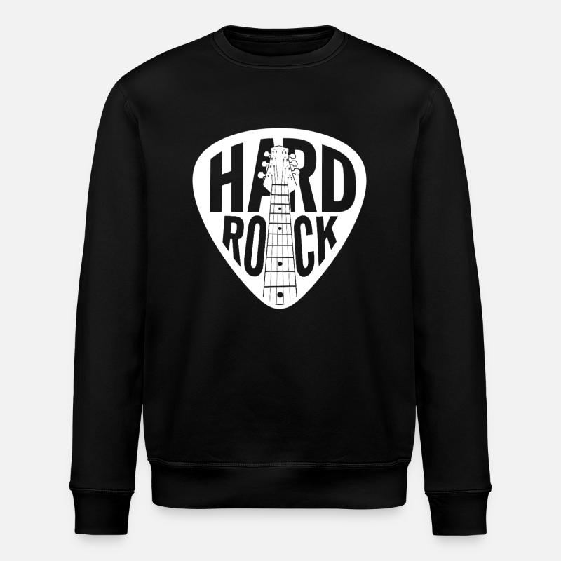 Hard Rock Guitar Pick - Stanley/Stella ROLLER Unisex Organic Sweatshirt - black