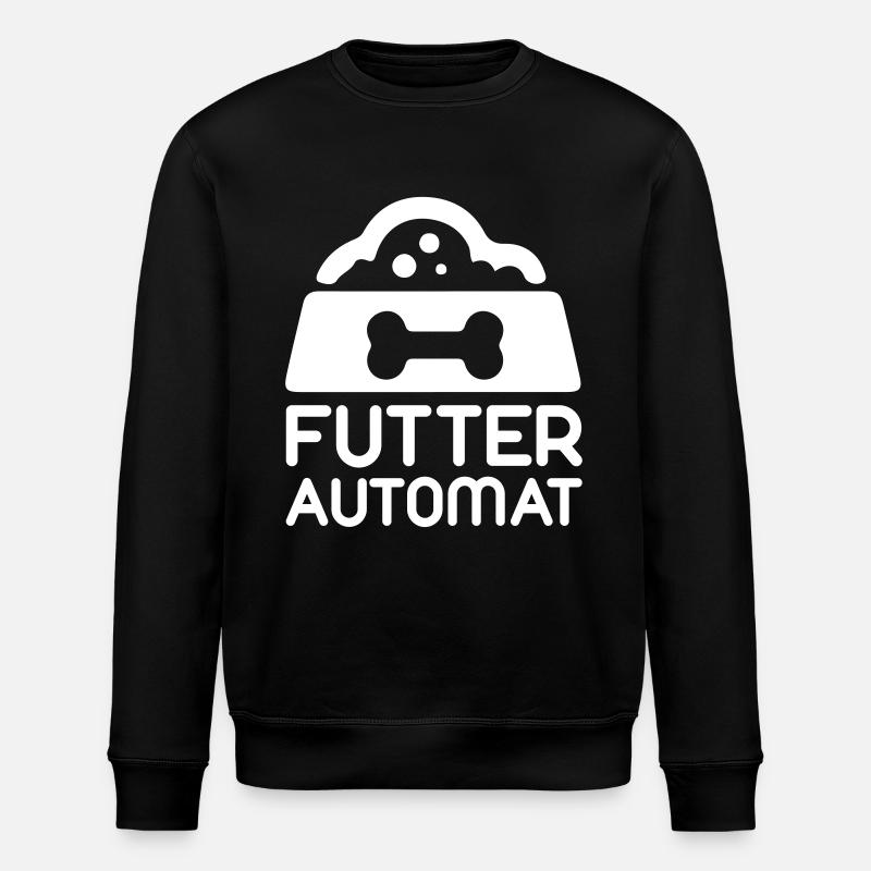 Futterautomat - Hund - Stanley/Stella Unisex Bio-Sweatshirt ROLLER - Schwarz
