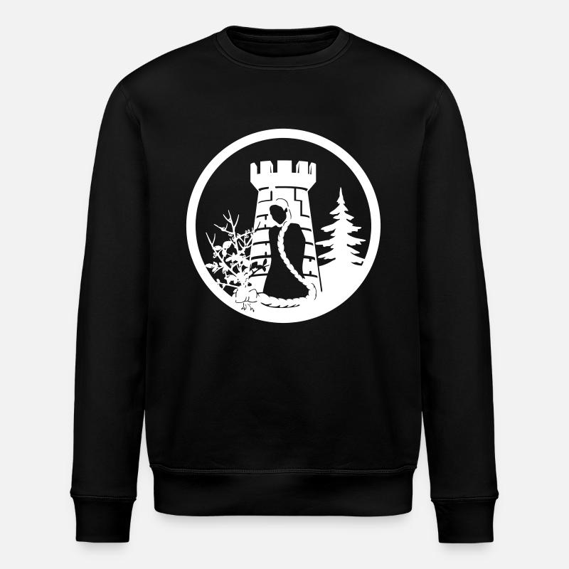 Raiponce - Sweat bio ROLLER Stanley/Stella Unisexe - noir