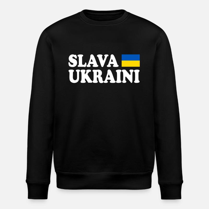 Slava ukraini - Stanley/Stella ROLLER Unisex Organic Sweatshirt - black