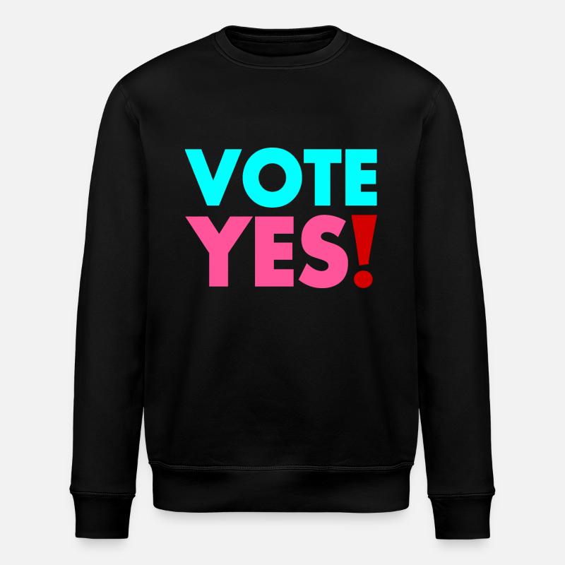Vote yes - Stanley/Stella Unisex Bio-Sweatshirt ROLLER - Schwarz