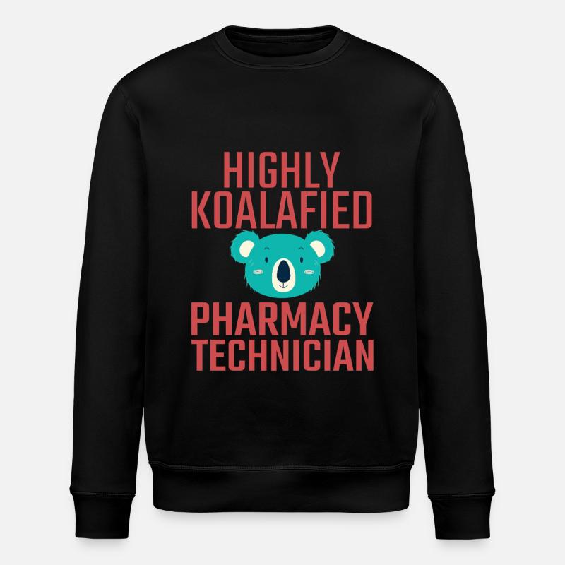 Pharmacy technician Koalafied - Stanley/Stella Unisex Bio-Sweatshirt ROLLER - Schwarz