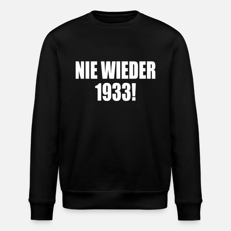 Plus jamais 1933 - Sweat bio ROLLER Stanley/Stella Unisexe - noir