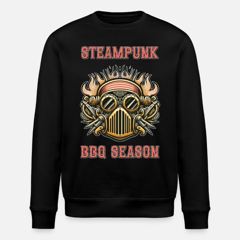 Steampunk BBQ Saison 2 - Sweat bio ROLLER Stanley/Stella Unisexe - noir