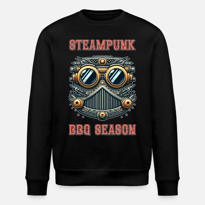 Steampunk BBQ Season 4 - Stanley/Stella Unisex Bio-Sweatshirt ROLLER - Schwarz