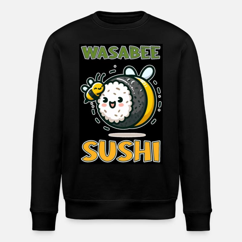 Wasabee Sushi - Sweat bio ROLLER Stanley/Stella Unisexe - noir
