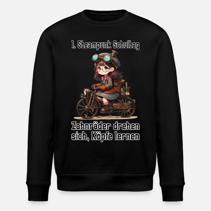 Première journée d’école Steampunk - Sweat bio ROLLER Stanley/Stella Unisexe - noir