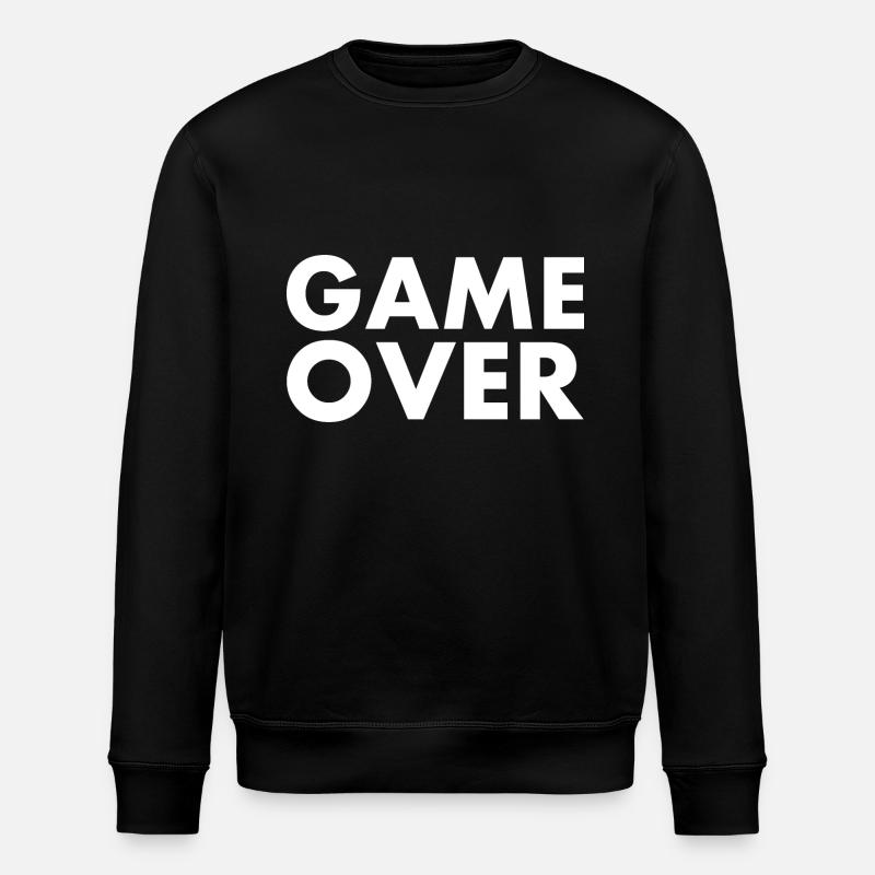 Game over - Stanley/Stella ROLLER Unisex Organic Sweatshirt - black