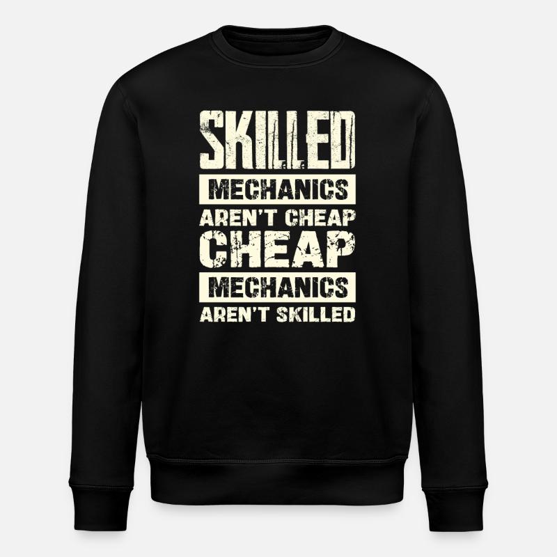 Erfahrene Mechaniker Sind Nicht Preiswert - Stanley/Stella Unisex Bio-Sweatshirt ROLLER - Schwarz
