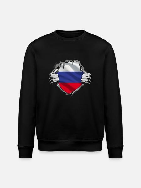 Dévoilement du drapeau russe - Sweat bio ROLLER Stanley/Stella Unisexe - noir
