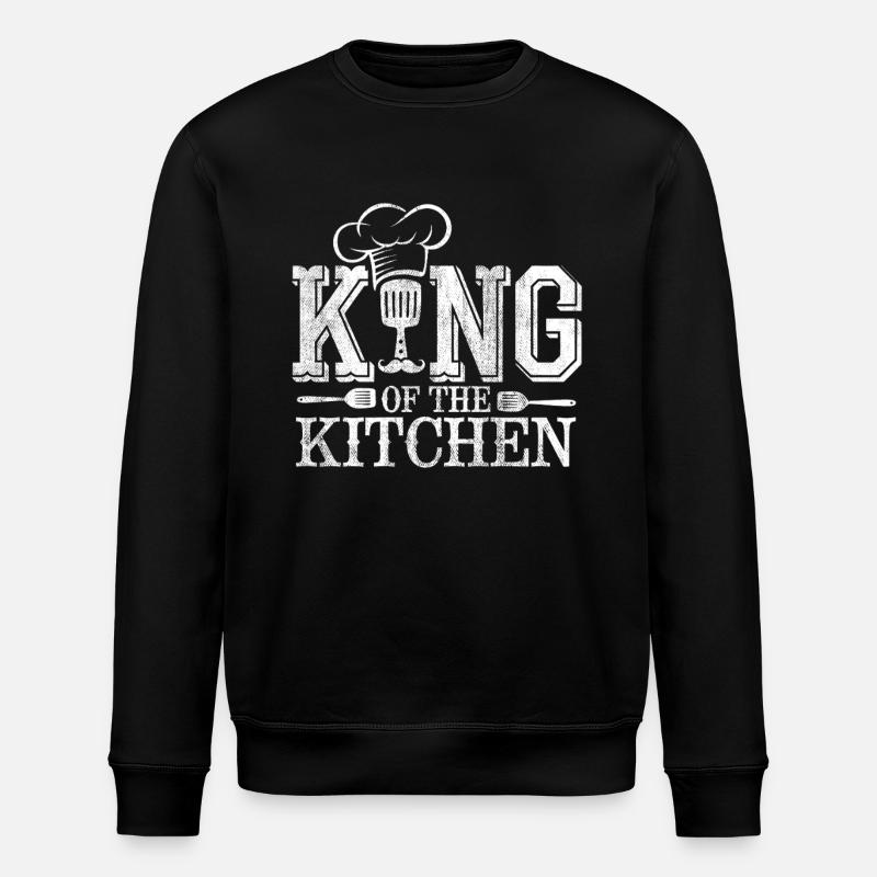 Roi de la cuisine - Sweat bio ROLLER Stanley/Stella Unisexe - noir