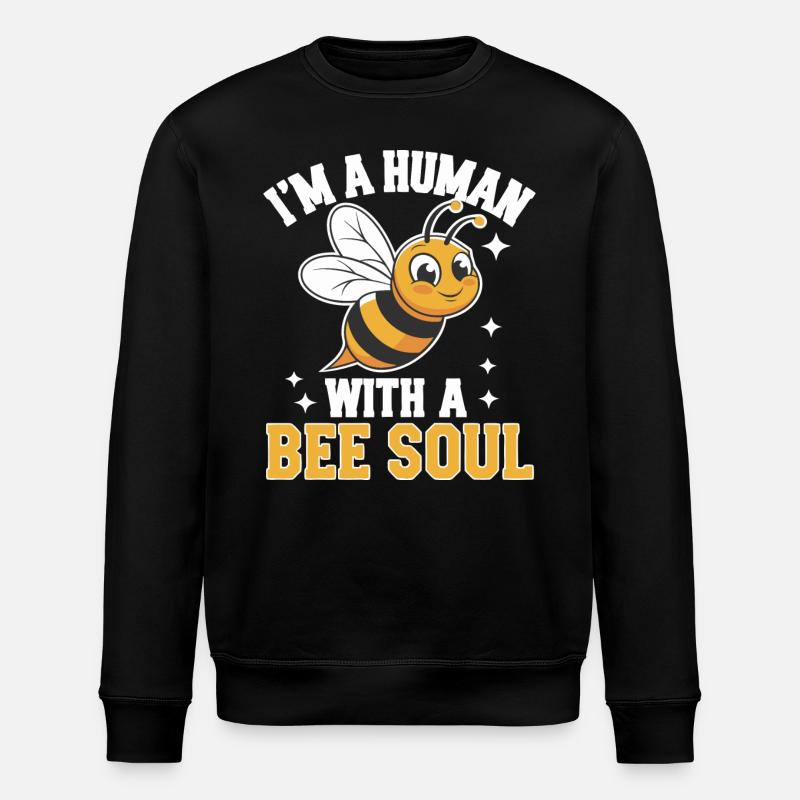 abeille abeille apicultrice abeille abeille - Sweat bio ROLLER Stanley/Stella Unisexe - noir